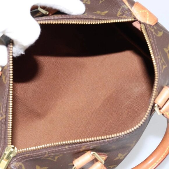 LOUIS VUITTON Monogram Speedy 25 Hand Bag M41528 LV Auth 144034 - Picture 10 of 16